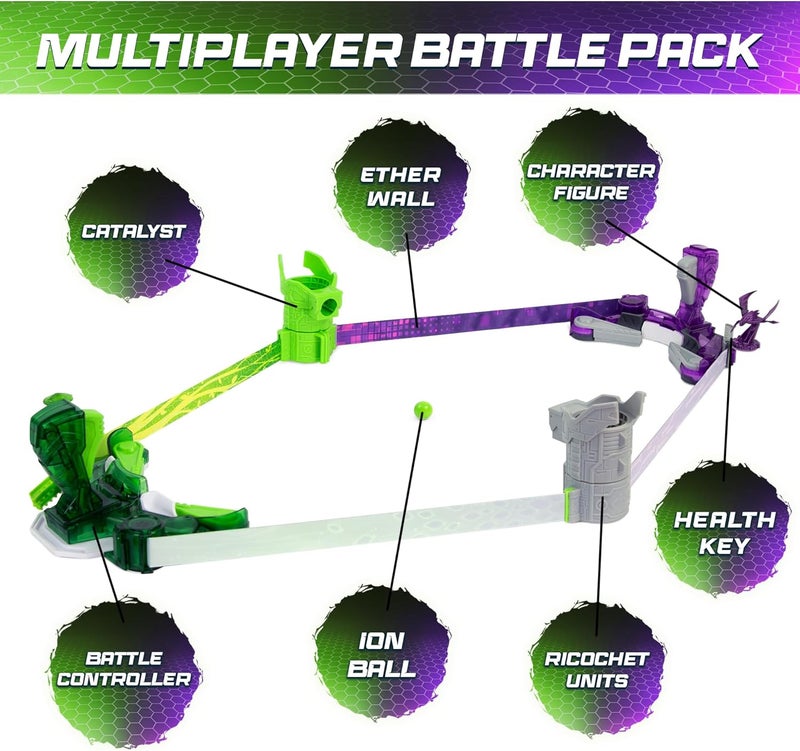 DŌTEKI Store Doteki Multiplayer Battle Pack - Organika and Spiritek - Custom Multiplayer Pinball Battle Game - Fast Paced Holiday Party Games for Endless Players - Girls and Boys Gifts Ages 8 Years and Up - Image 4